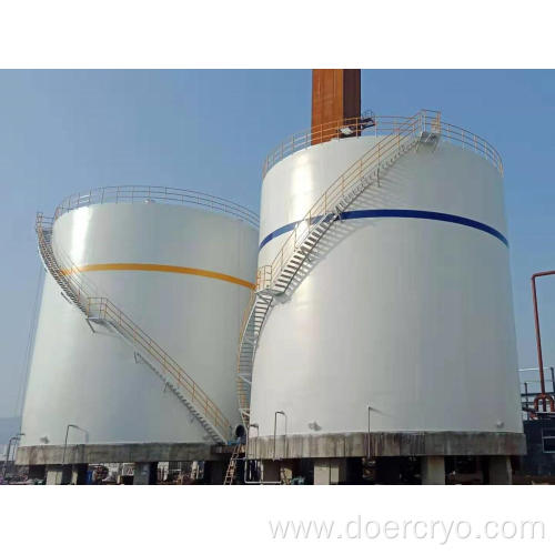 Stainless Steel Flat Bottom Cryogenic O2/N2/AR Storage Tanks
